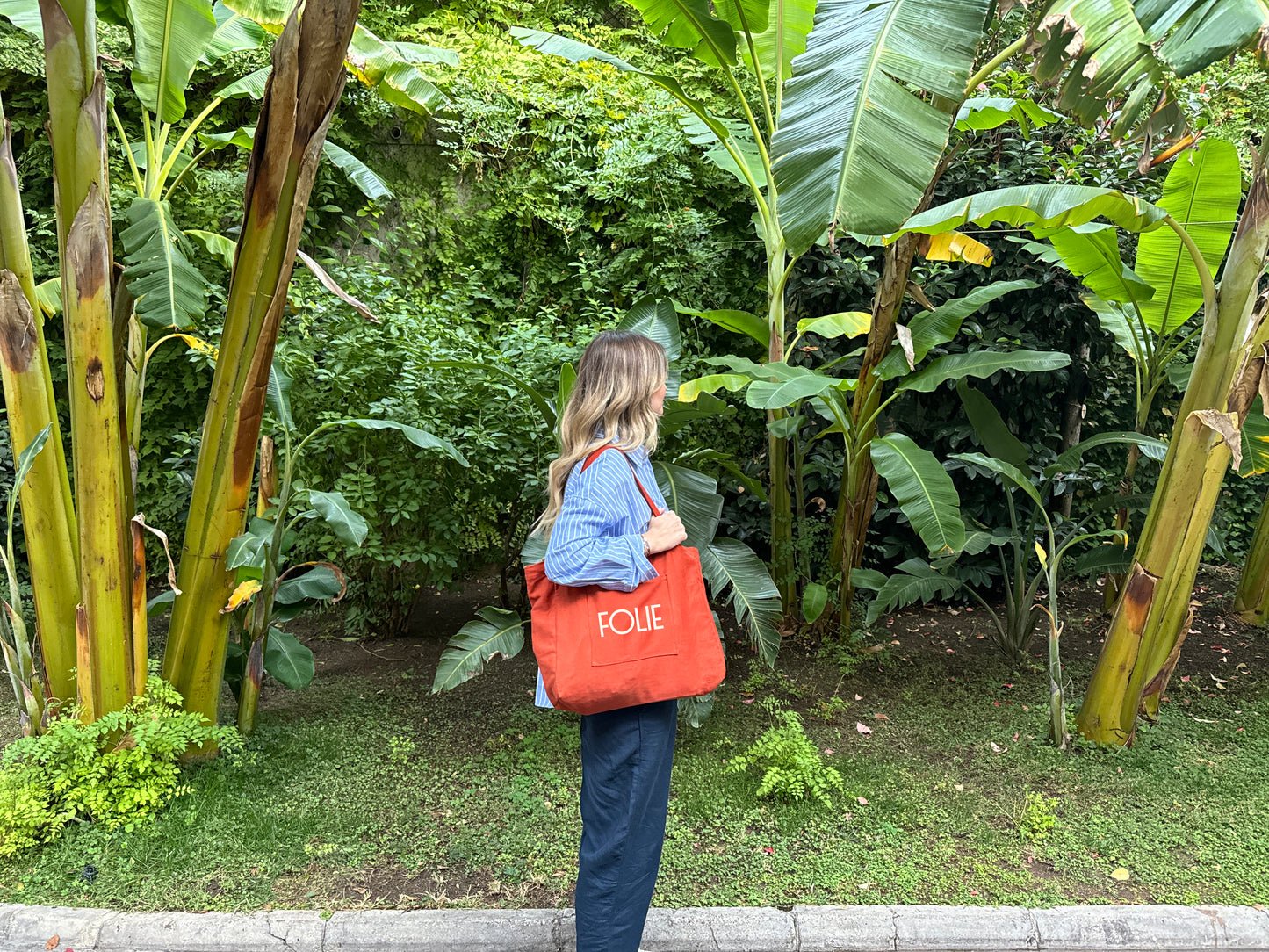 Gabardin Tote Terracotta